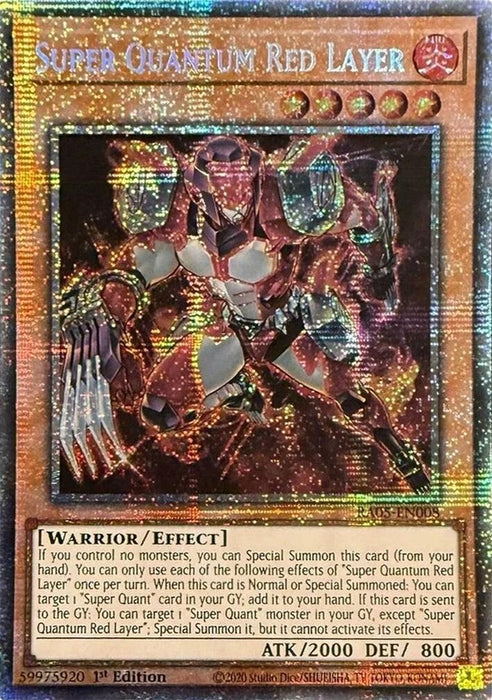 Image for Super Quantum Red Layer (Starlight Rare) (RA05-EN008) [Rarity Collection 5] - YuGiOh