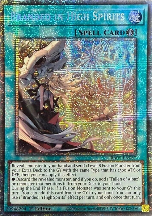 Image for Branded in High Spirits (Starlight Rare) (RA05-EN067) [Rarity Collection 5] - YuGiOh