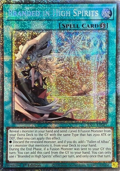 Image for Branded in High Spirits (Starlight Rare) (RA05-EN067) [Rarity Collection 5] - YuGiOh