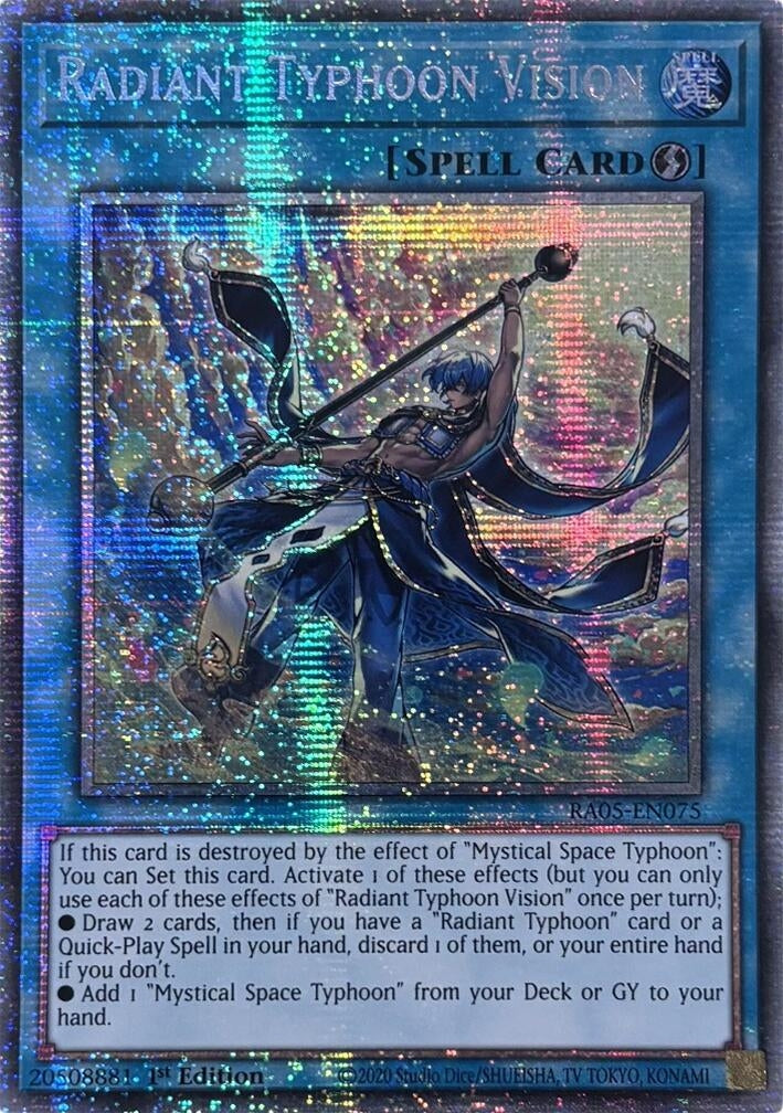 Image for Radiant Typhoon Vision (Starlight Rare) (RA05-EN075) [Rarity Collection 5] - YuGiOh