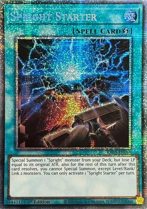 Image for Spright Starter (Starlight Rare) (RA05-EN068) [Rarity Collection 5] - YuGiOh