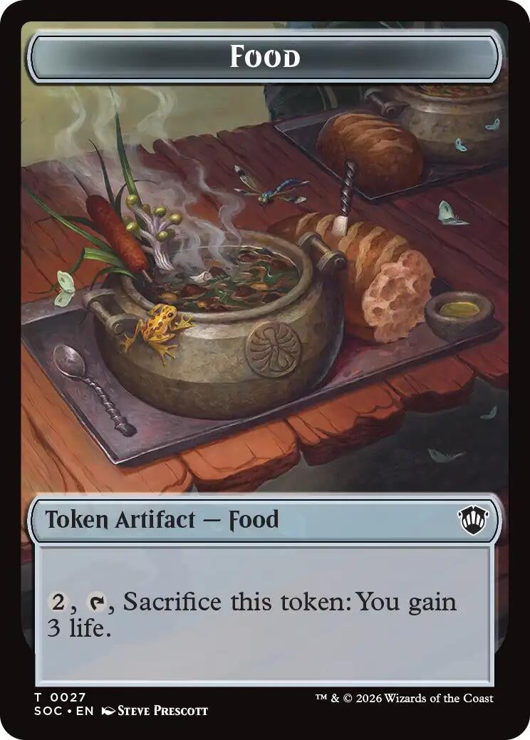 Image for Food // City's Blessing Double-Sided Token (27 // 29) [Secrets of Strixhaven] - Magic: The Gathering