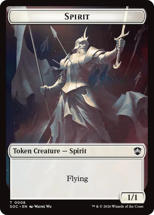 Image for Spirit (0006) // Illusion Double-Sided Token (6 // 7) [Secrets of Strixhaven] - Magic: The Gathering