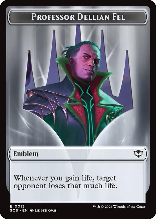 Image for Professor Dellian Fel  // Pest (0008) Double-Sided Token (13 // 8) [Secrets of Strixhaven] - Magic: The Gathering