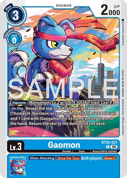Image for Gaomon (BT25-021 C) [Dual Revolution] - Digimon Card Game