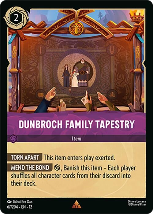Image for DunBroch Family Tapestry (67/204) [Wilds Unknown] - Disney Lorcana