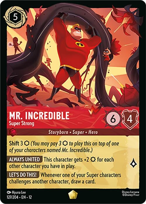 Image for Mr. Incredible - Super Strong (127/204) [Wilds Unknown] - Disney Lorcana