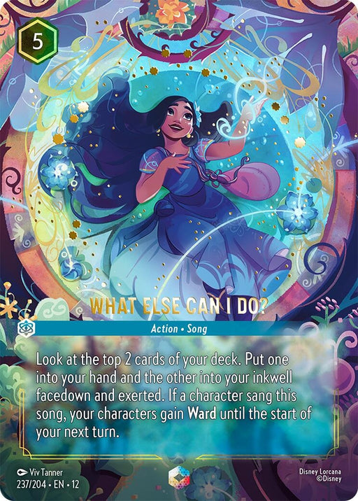 Image for What Else Can I Do? (Enchanted) (237/204) [Wilds Unknown] - Disney Lorcana