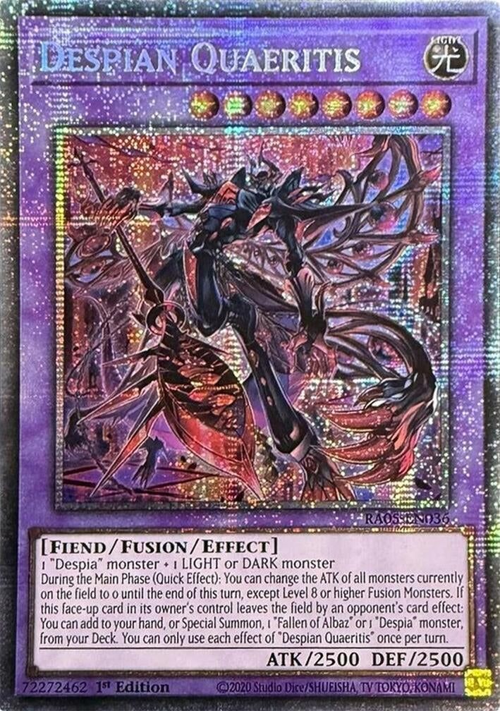Image for Despian Quaeritis (Starlight Rare) (RA05-EN036) [Rarity Collection 5] - YuGiOh
