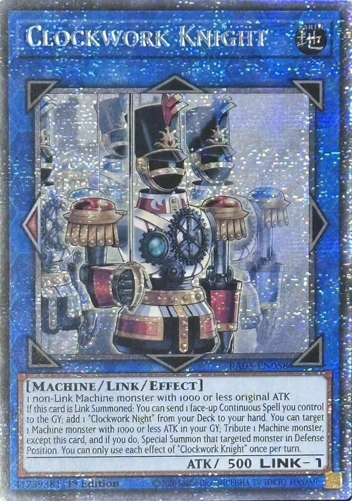 Image for Clockwork Knight (Starlight Rare) (RA05-EN058) [Rarity Collection 5] - YuGiOh