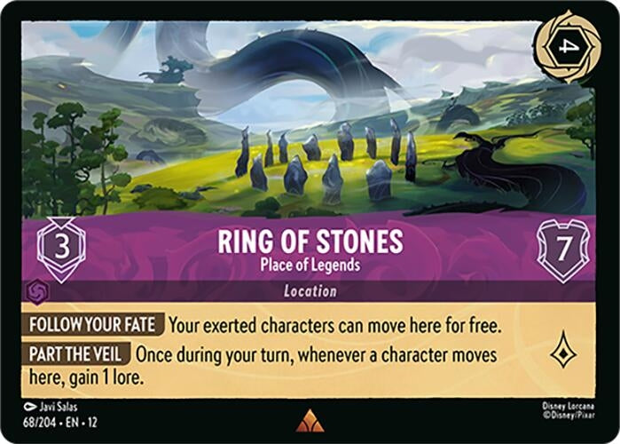 Image for Ring of Stones - Place of Legends (68/204) [Wilds Unknown] - Disney Lorcana