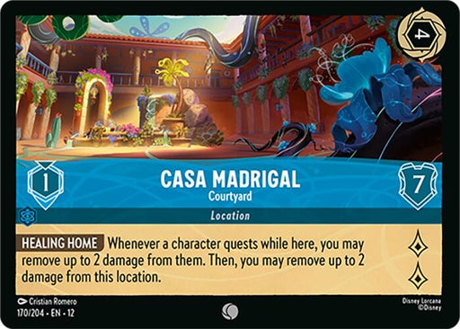 Image for Casa Madrigal - Courtyard (170/204) [Wilds Unknown] - Disney Lorcana