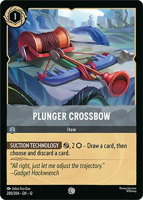 Image for Plunger Crossbow (200/204) [Wilds Unknown] - Disney Lorcana