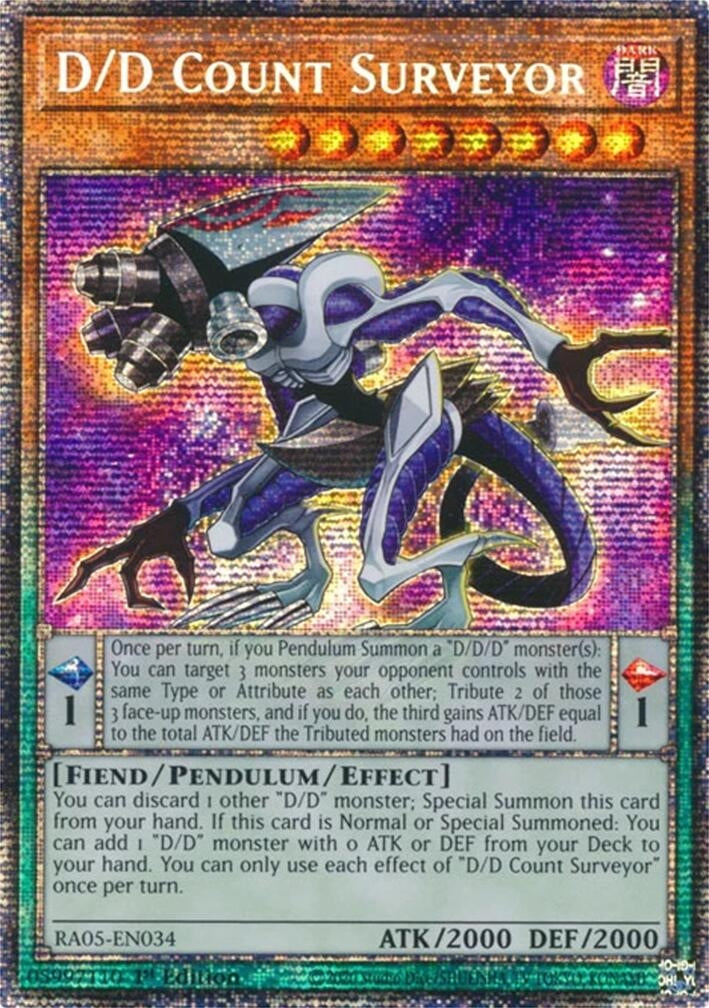 Image for D/D Count Surveyor (Starlight Rare) (RA05-EN034) [Rarity Collection 5] - YuGiOh