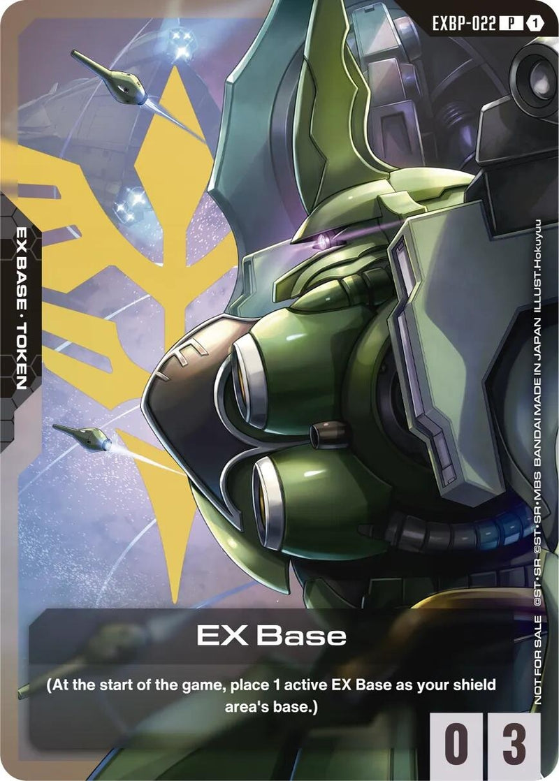 Image for EX Base (EXBP-022) (Mobile Suit Gundam Unicorn) (EXBP-022) [Promotional EX Base Tokens] - Gundam Card Game