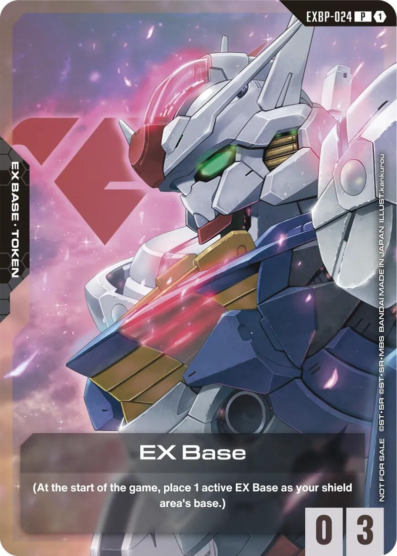 Image for EX Base (EXBP-024) (Mobile Suit Gundam the Witch from Mercury) (EXBP-024) [Promotional EX Base Tokens] - Gundam Card Game