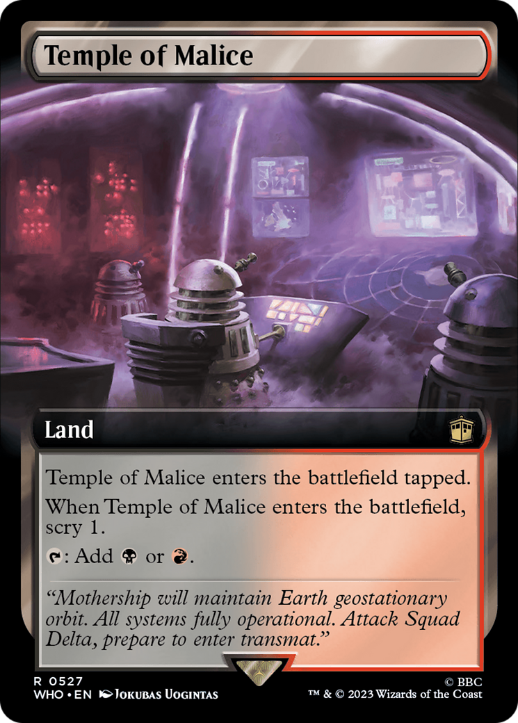 Temple of Malice (Extended Art) (527) [Universes Beyond: Doctor Who]