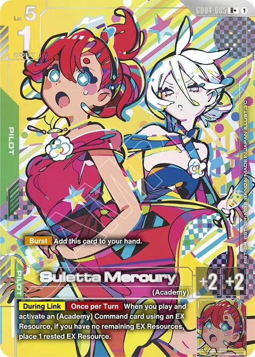 Image for Suletta Mercury (R+) (GD04-085) [Phantom Aria] - Gundam Card Game