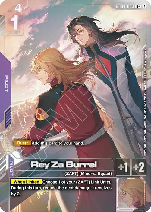 Image for Rey Za Burrel (R+) (GD04-093) [Phantom Aria] - Gundam Card Game