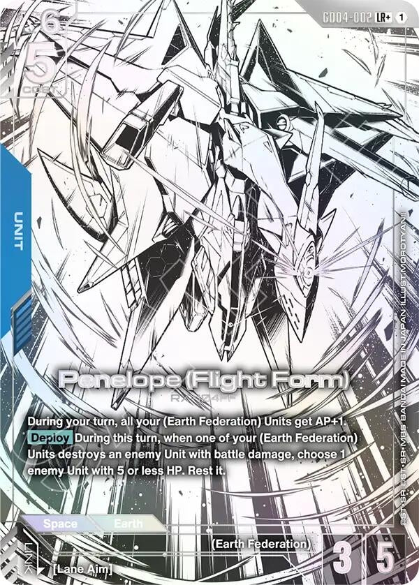 Image for Penelope (Flight Form) (LR+) (GD04-002) [Phantom Aria] - Gundam Card Game