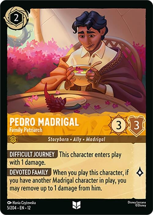 Image for Pedro Madrigal - Family Patriarch (5/204) [Wilds Unknown] - Disney Lorcana