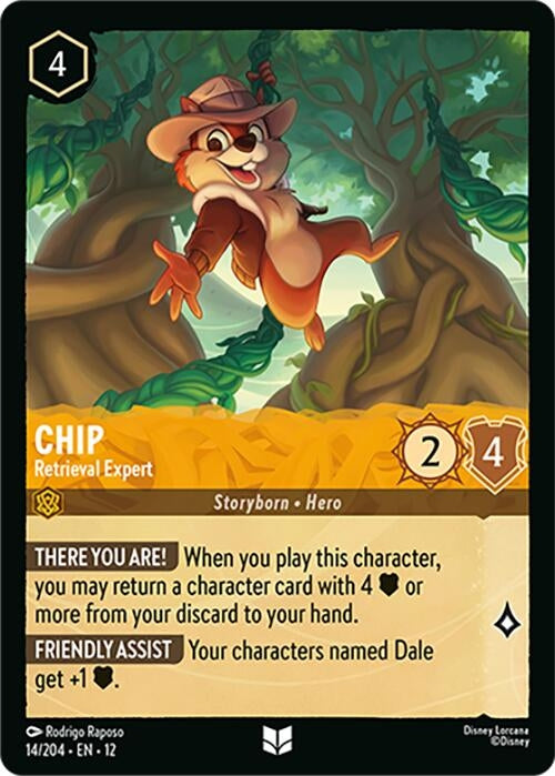 Image for Chip - Retrieval Expert (14/204) [Wilds Unknown] - Disney Lorcana