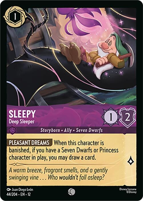 Image for Sleepy - Deep Sleeper (44/204) [Wilds Unknown] - Disney Lorcana