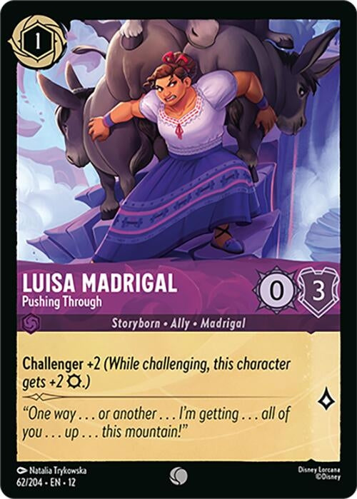 Image for Luisa Madrigal - Pushing Through (62/204) [Wilds Unknown] - Disney Lorcana