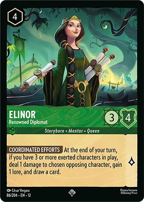 Image for Elinor - Renowned Diplomat (86/204) [Wilds Unknown] - Disney Lorcana