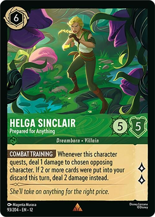 Image for Helga Sinclair - Prepared for Anything (93/204) [Wilds Unknown] - Disney Lorcana