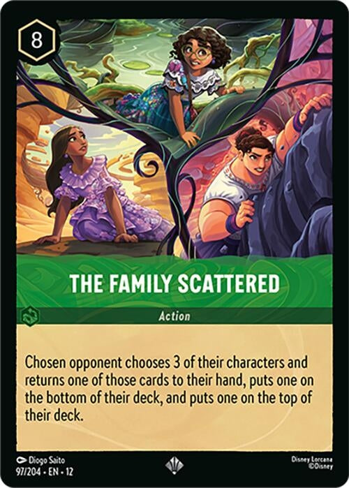 Image for The Family Scattered (97/204) [Wilds Unknown] - Disney Lorcana