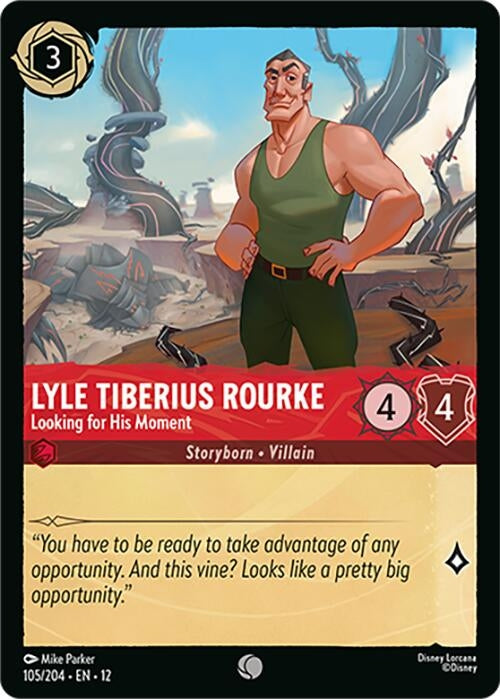 Image for Lyle Tiberius Rourke - Looking for His Moment (105/204) [Wilds Unknown] - Disney Lorcana
