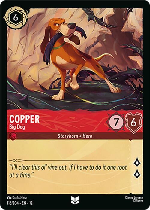 Image for Copper - Big Dog (116/204) [Wilds Unknown] - Disney Lorcana