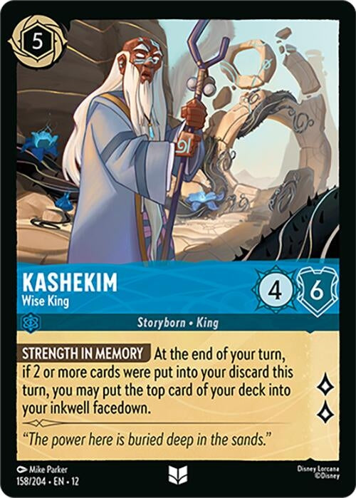 Image for Kashekim - Wise King (158/204) [Wilds Unknown] - Disney Lorcana
