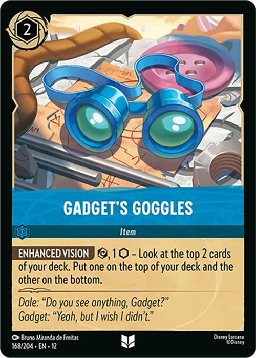 Image for Gadget's Goggles (168/204) [Wilds Unknown] - Disney Lorcana