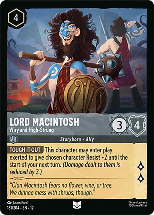 Image for Lord Macintosh - Wiry and High-Strung (181/204) [Wilds Unknown] - Disney Lorcana