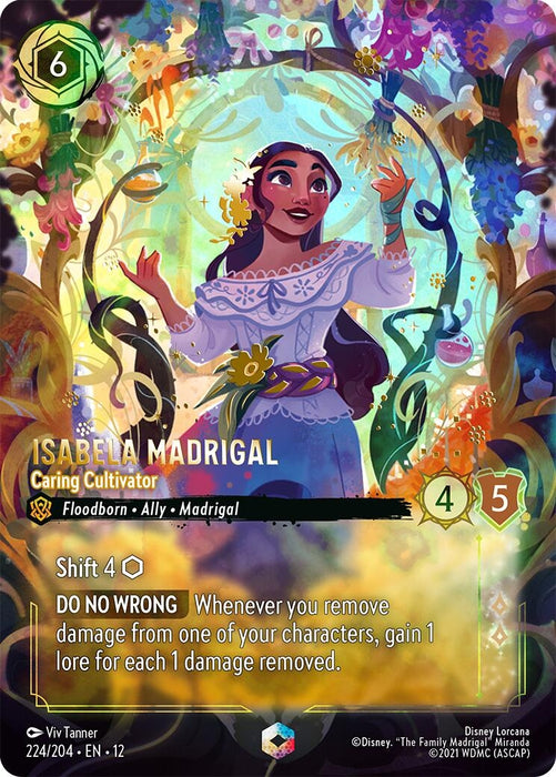 Image for Isabela Madrigal - Caring Cultivator (Enchanted) (224/204) [Wilds Unknown] - Disney Lorcana