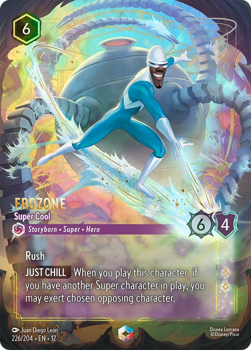 Image for Frozone - Super Cool (Enchanted) (226/204) [Wilds Unknown] - Disney Lorcana