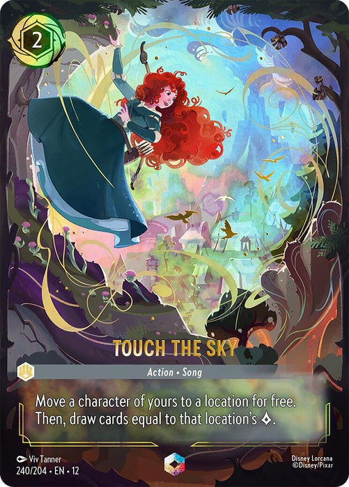 Image for Touch the Sky (Enchanted) (240/204) [Wilds Unknown] - Disney Lorcana