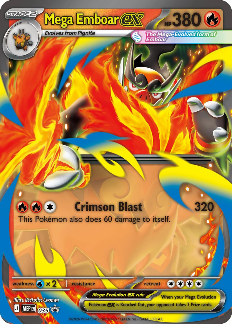 Image for Mega Emboar ex (035) [Jumbo Cards] - Pokemon