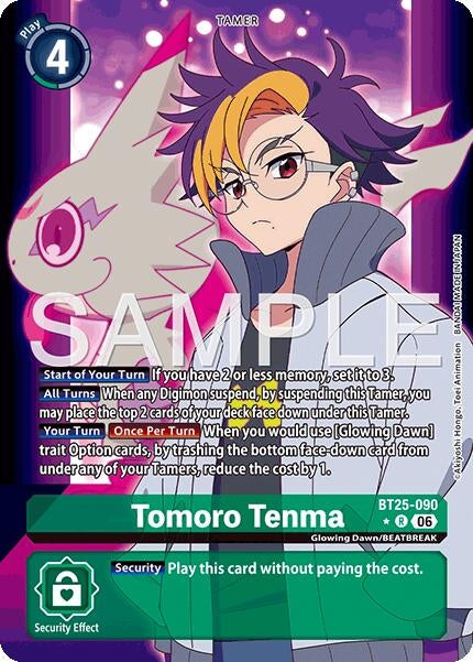Image for Tomoro Tenma (Alternate Art) (BT25-090 R) [Dual Revolution] - Digimon Card Game