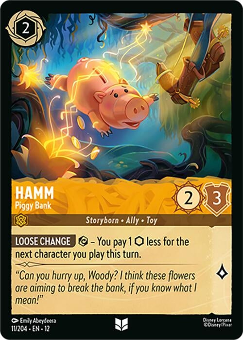 Image for Hamm - Piggy Bank (11/204) [Wilds Unknown] - Disney Lorcana