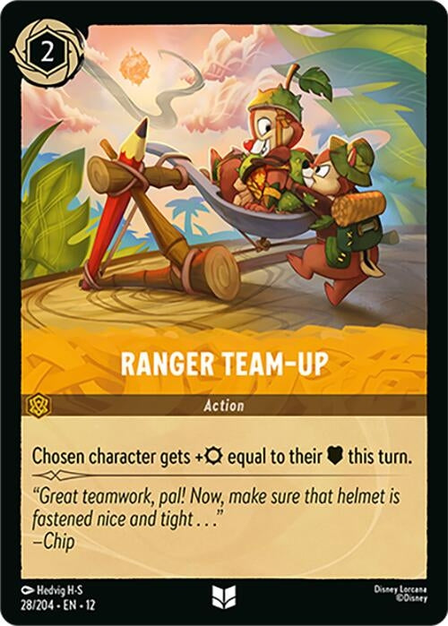 Image for Ranger Team-Up (28/204) [Wilds Unknown] - Disney Lorcana