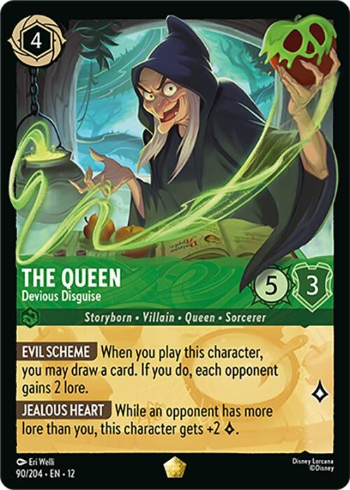 Image for The Queen - Devious Disguise (90/204) [Wilds Unknown] - Disney Lorcana