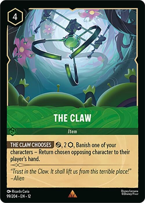 Image for The Claw (99/204) [Wilds Unknown] - Disney Lorcana