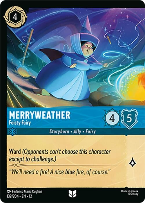 Image for Merryweather - Feisty Fairy (Foil) (139/204) [Wilds Unknown] - Disney Lorcana