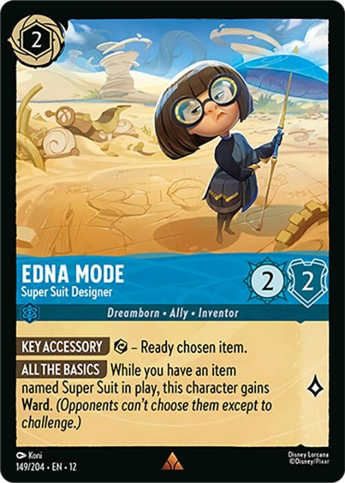 Image for Edna Mode - Super Suit Designer (149/204) [Wilds Unknown] - Disney Lorcana