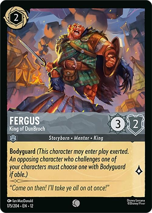 Image for Fergus - King of DunBroch (175/204) [Wilds Unknown] - Disney Lorcana