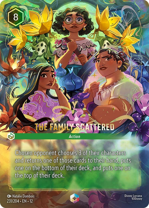 Image for The Family Scattered (Enchanted) (231/204) [Wilds Unknown] - Disney Lorcana