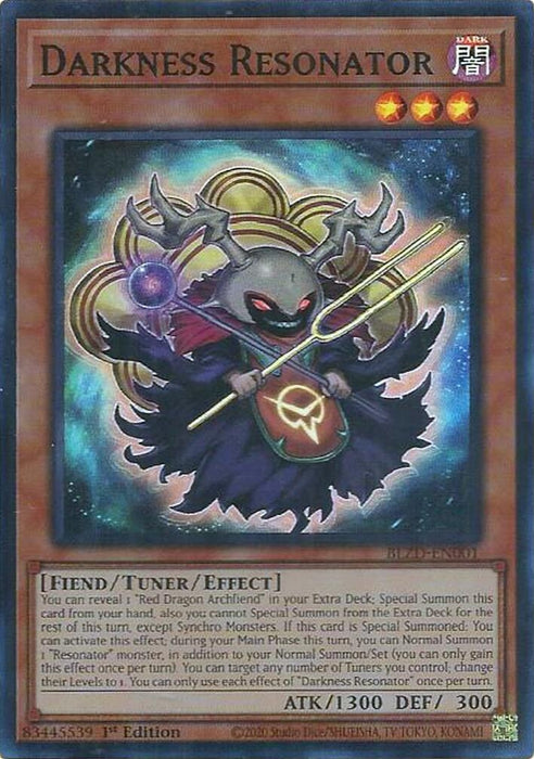 Image for Darkness Resonator (BLZD-EN001) [Blazing Dominion] - YuGiOh